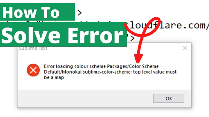 How to Fix | Error Sublime Text Themes and Color Schemes | Default/Monokai Sublime | WebMinaPro