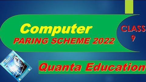 9th Class Computer Pairing scheme 2022