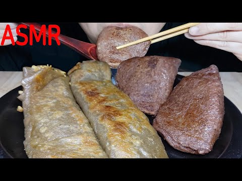 #125_ Buckwheat Crepe \u0026 Susu Bukkumi먹방ASMR 메밀전병\u0026수수부꾸미*NO TALKING EATING SOUNDS MUKBANG  | KOREA FOOD