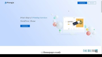 Pangja - Print Shop WordPress theme