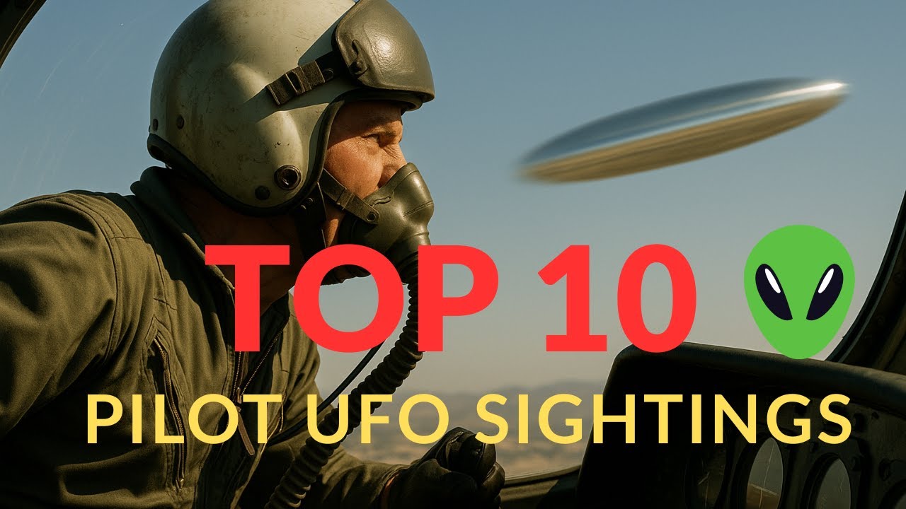 Top 10 UFO Encounters Caught by Pilots (Most Credible Alien Sightings Ever Recorded)