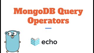 RESTful API in Golang using Echo - MongoDB query operators