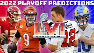 2022 NFL Playoff Predictions I Full Bracket