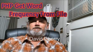Famous PHP Get Word Frequency From File Profile