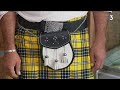 Insolite  dans lallier des cossais confectionnent des kilts aux couleurs de lasm