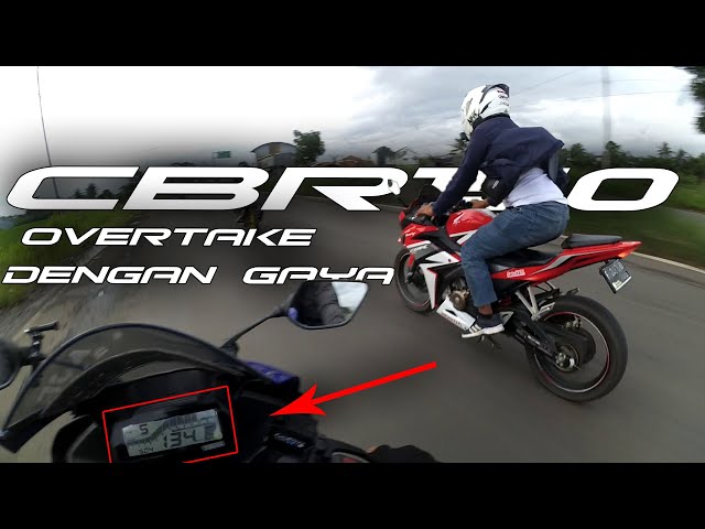 R15 v3 vs cbr150 fun drag | motovlog indonesia class=