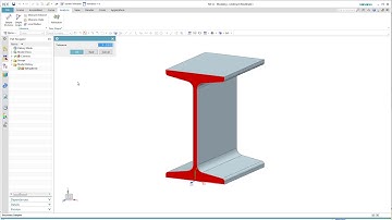 Section Properties in NX - Illustration - NOT EXPLAINED, NO SOUND