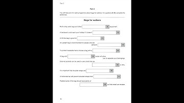 Listening B2, FCE 2, Test 2, Part 2