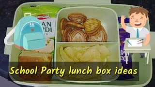 school party lunch box recipes ideas for kids. kids tiffin recipes @EkbaarfirseReview