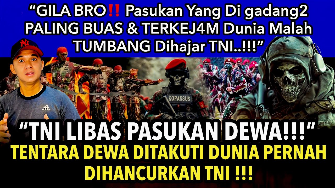 TNI LIBAS PASUKAN DEWA! Tentara Dewa DiTakuti Dunia Pernah Dihancurkan TNI ??!! 