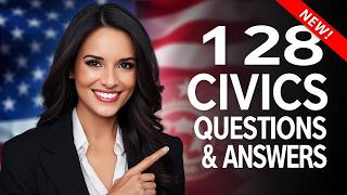 USCIS 128 Civics Questions 2026 | Full Easy Answers for U.S. Citizenship Test 🇺🇸