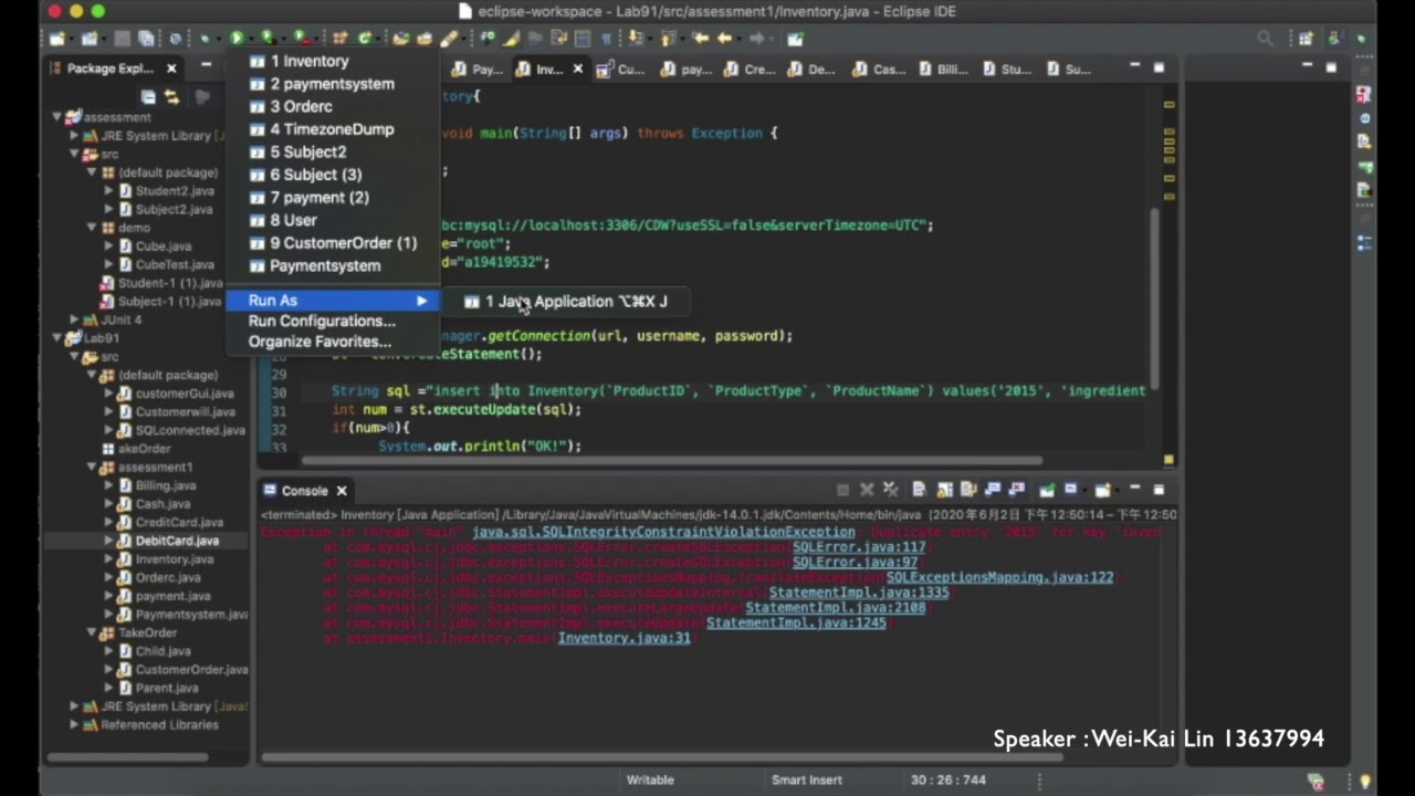fundamental of software development - final assignment. - YouTube