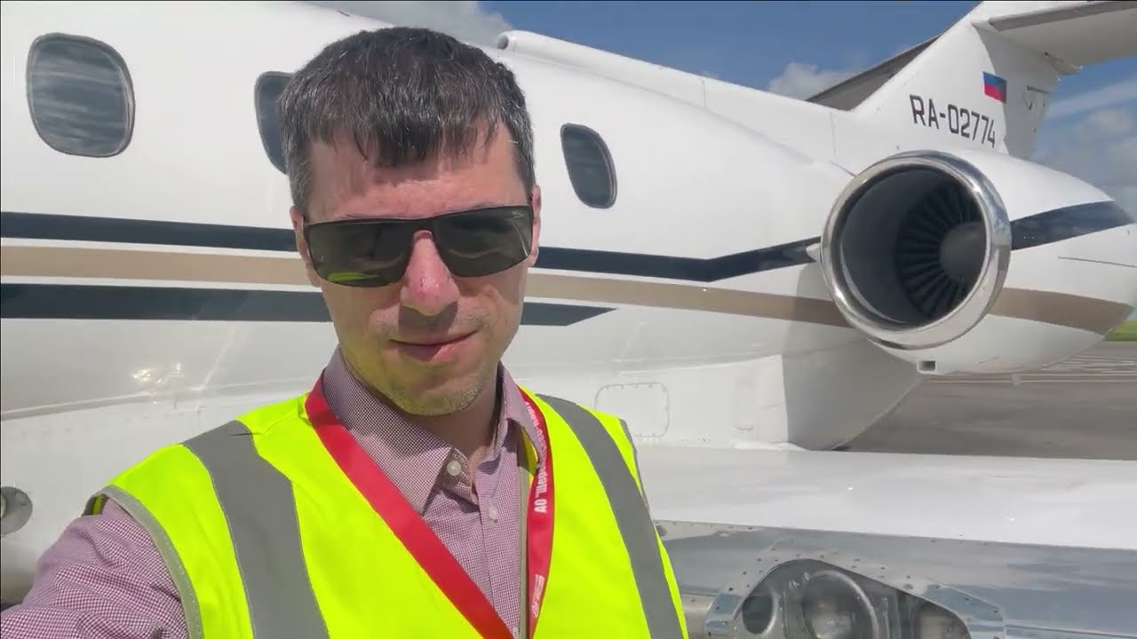 Обзор полета на бизнес джете Hawker 800 Калуга - Кубинка