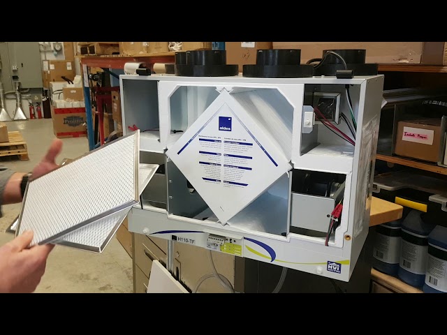 Entretien d'un échangeur d'air H110-TF de Aldes - YouTube
