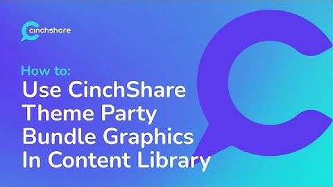 How to Use CinchShare Content Library and Free Party Bundles
