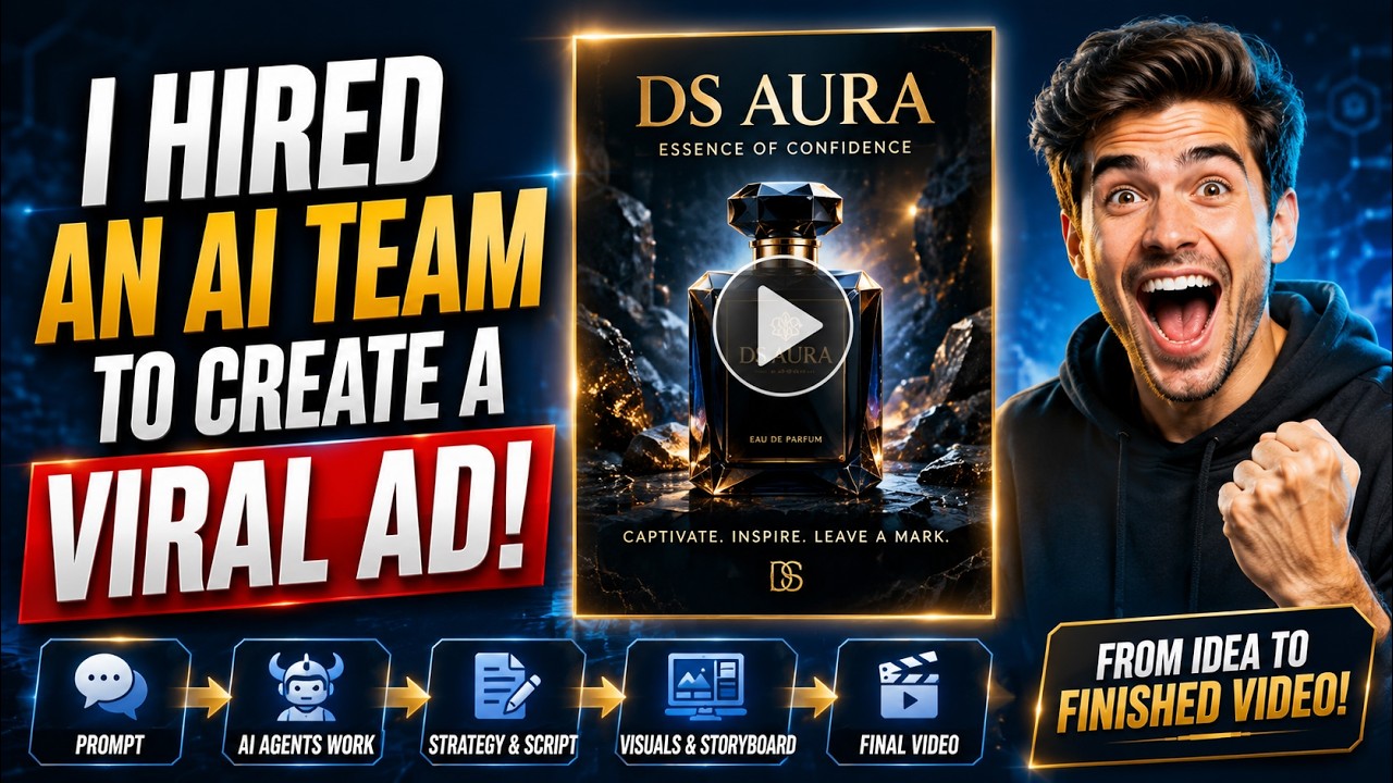 I Hired an AI Agent Team to Create a Viral Ad Campaign & Results Shocked Me