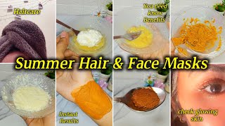 Summer Hair and Face Masks | DIY Healthy Masks | Instant Results screenshot 1