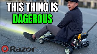 60V Razor Ground Force Drift Kart Speed Test - New Bike Reveal!