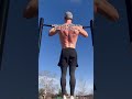 always have to stop the run for this #calisthenics #pullups #muscleup #handstand