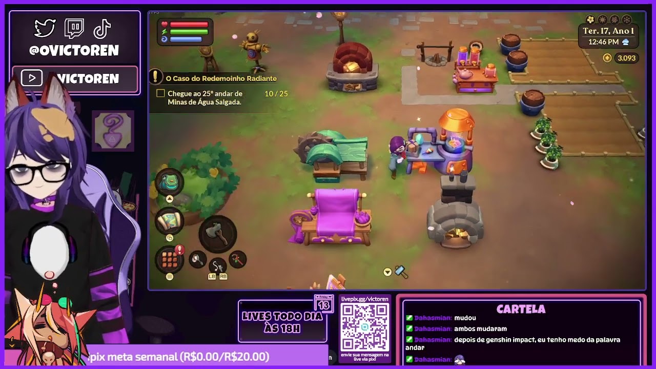 Destaque: Jogando Fae Farm #2 com @YeroHatsu