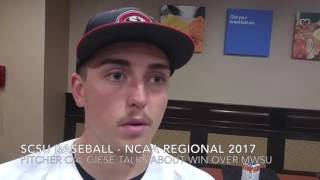 St. Cloud State baseball interviews with Cal Giese and Mitch Mallek