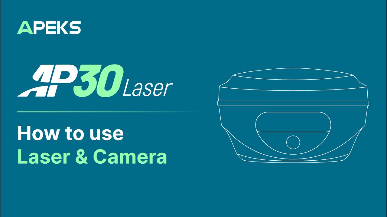 APEKS AP30 Laser | How to use laser survey & AR stakeout? 