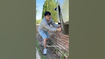 The car fell into a pit. How to get out quickly? #car