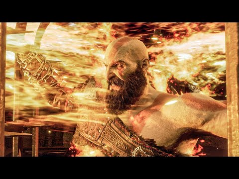 Kratos Wields Blade of Olympus Scene (God of War Ragnarok Valhalla DLC) 