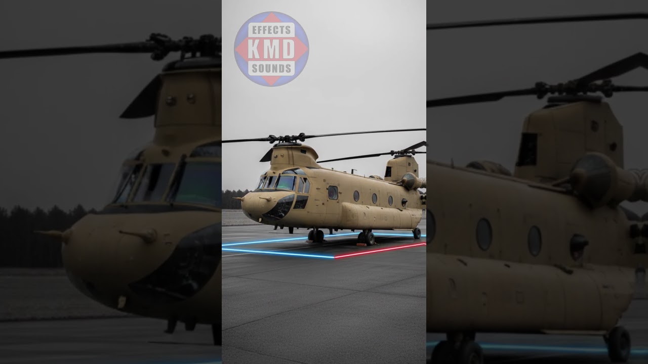 CHINOOK HELICOPTER SOUND 🎶 VEHICLE SOUNDS - The Best Sound Effects