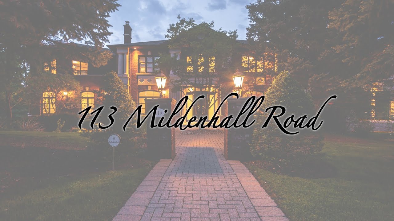 113 Mildenhall Road • Toronto ON (11 Million Mansion for sale) YouTube
