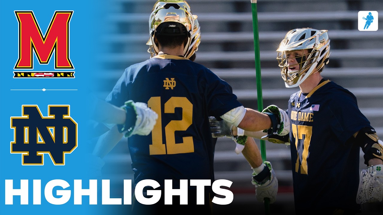 Maryland vs Notre Dame | NCAA College Lacrosse | Highlights - February 28, 2026