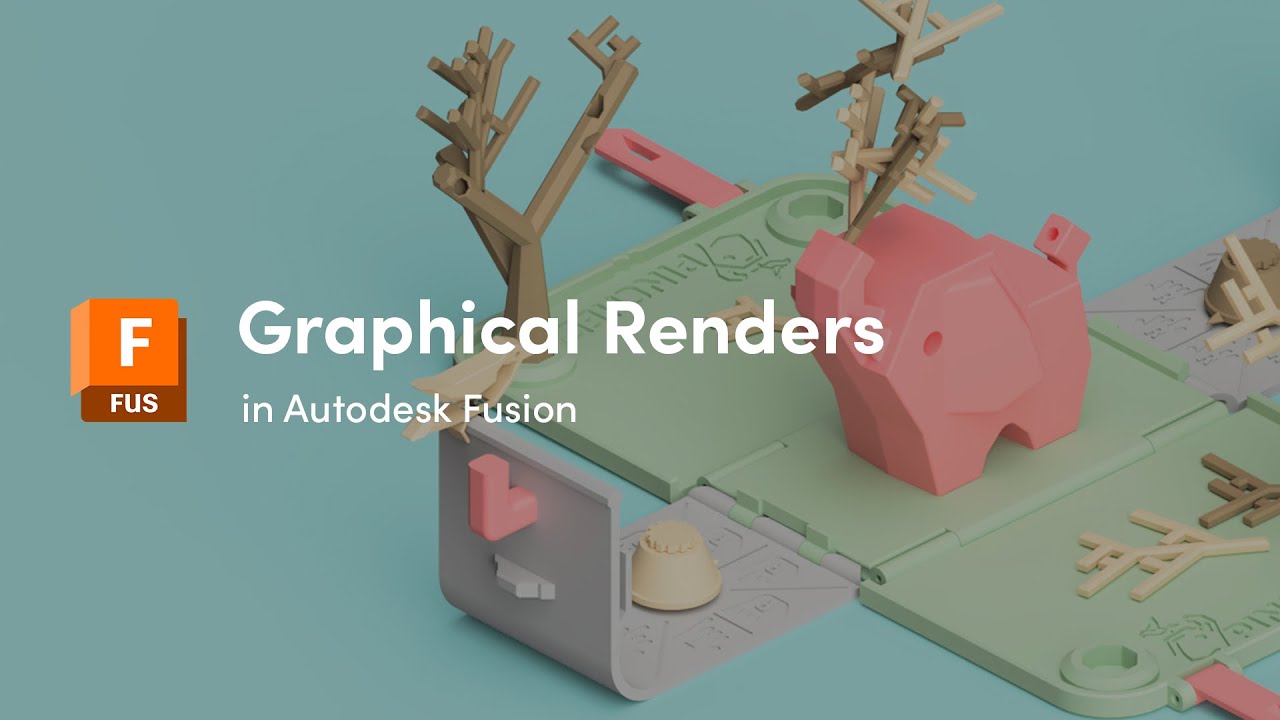 How to Create Graphical Renders in Autodesk Fusion - YouTube