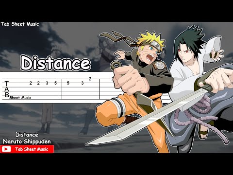 Naruto Shippuden OP 2 - Distance Guitar Tutorial