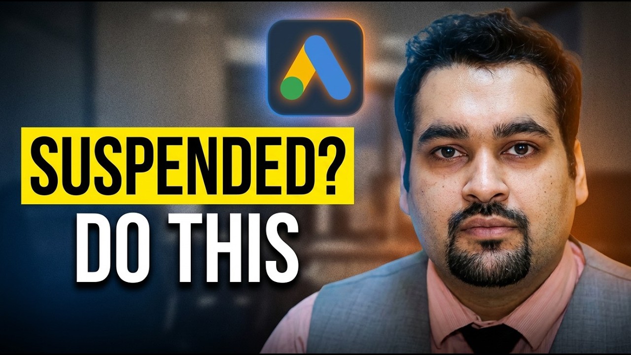 Google Ads New Account Suspended After a Rebrand? (Appe… — Transcript