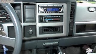 Jeep Cherokee, Comanche and Wagoneer Car Stereo Removal = Car Stereo HELP