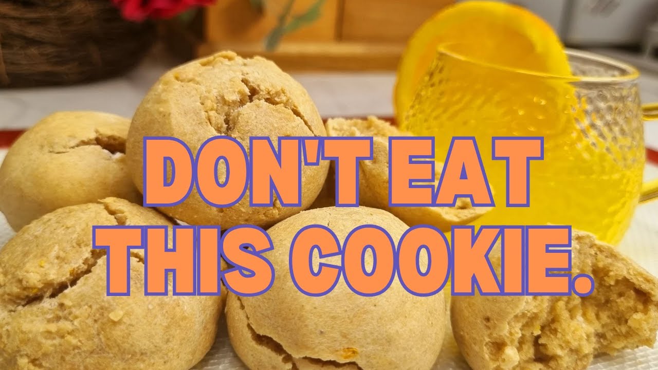 Don't eat sugar-free,oil-free orange cookies if you don't care your immune system,heart,gut health.