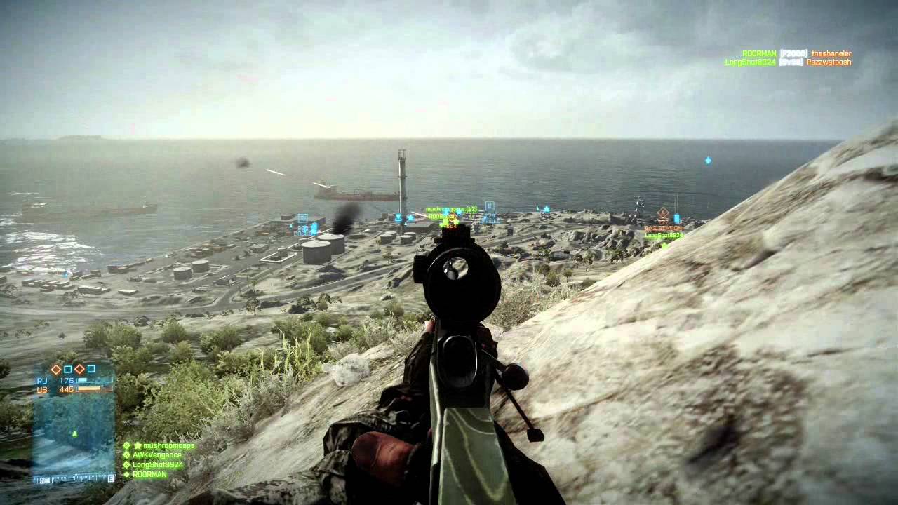 Battlefield 3 Far Sniper Shot Montage