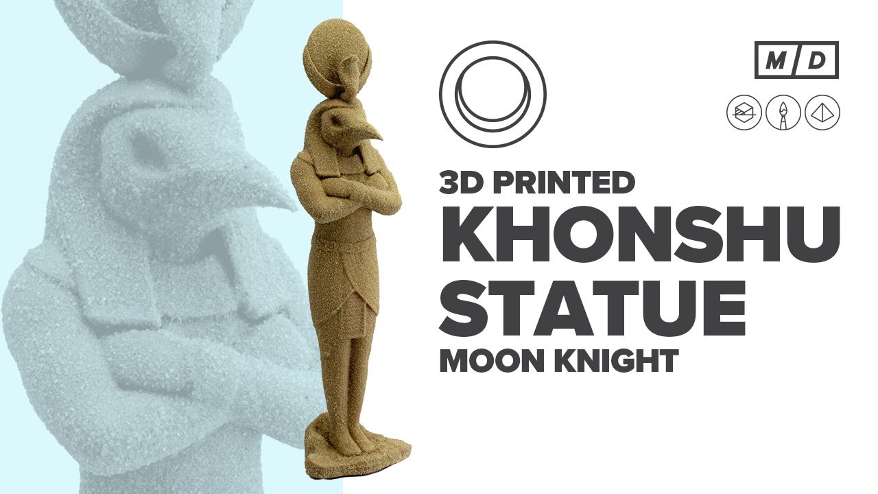 3D Printed Khonshu Statue From Moon Knight | Marvel