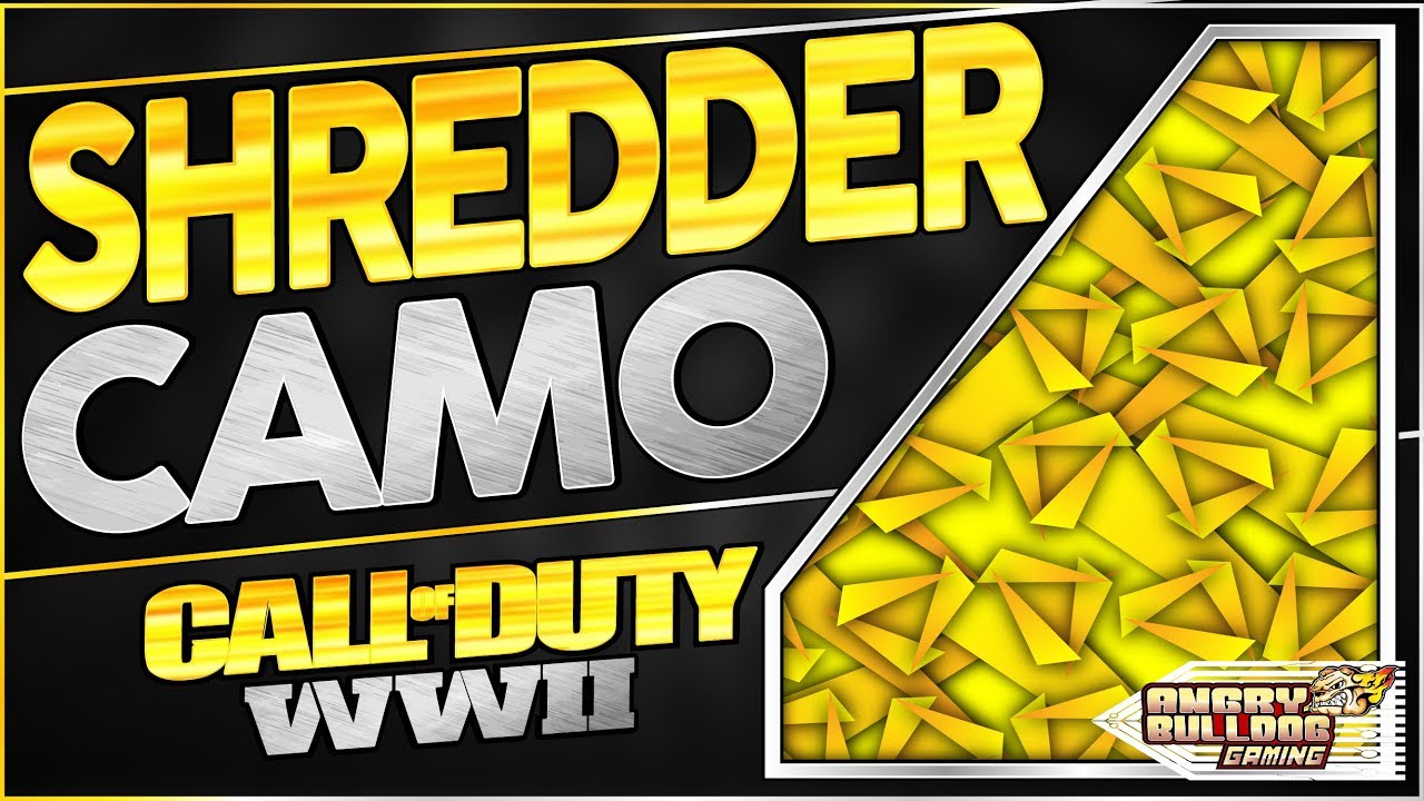 best cod emblem tutorials COD-WWll SHREDDER CAMO TUTORIAL│PAINTJOBS│ 1080P