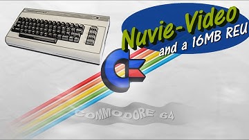 Commodore 64 and Nuvie-Video REU 16MB