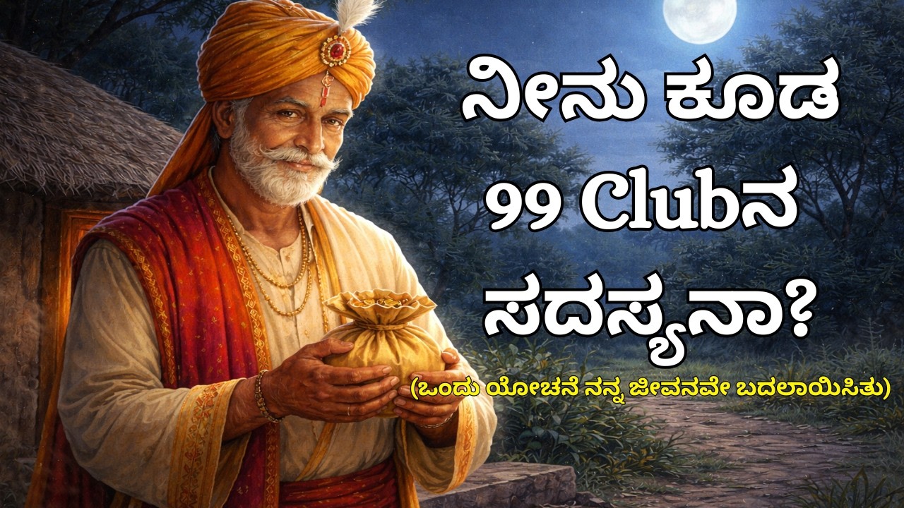 ನೀನು ಕೂಡ 99 ಕ್ಲಬ್‌ನ ಸದಸ್ಯನಾ? | ಸಂತೋಷ ಕಳೆದುಕೊಳ್ಳೋದು ಹೇಗೆ?- 99 ಕ್ಲಬ್ ಕಥೆ @KannadaTalesByAlka