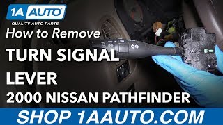 How to Remove Turn Signal Lever 96-04 Nissan Pathfinder