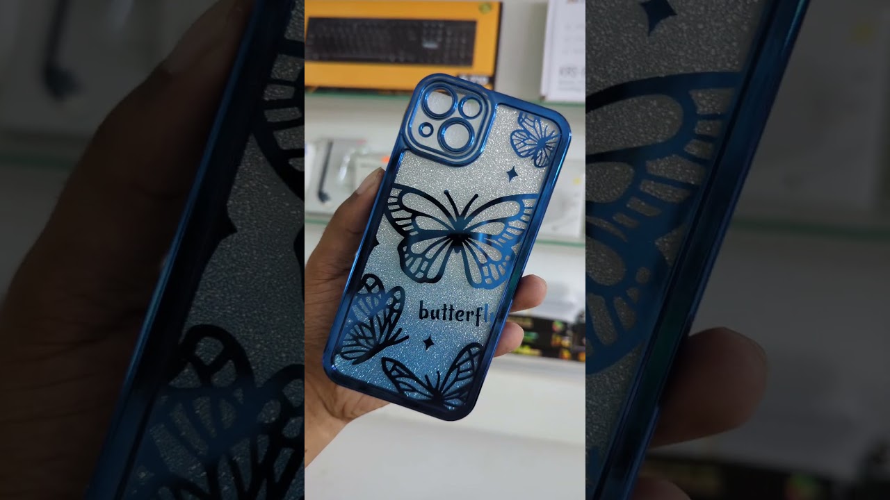 IPhone 13/IPhone 14 Butterfly Case Back Cover WhatsApp 01721721116