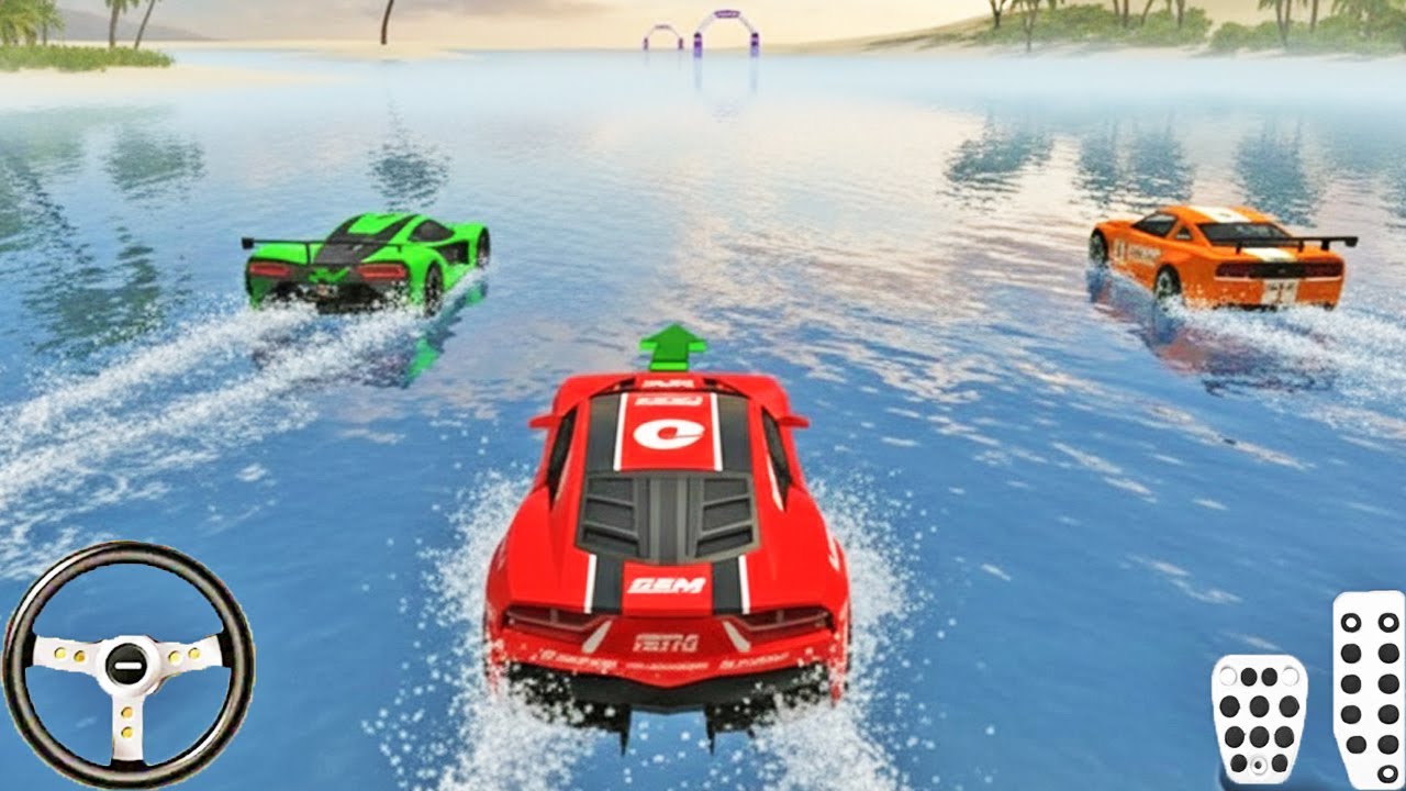 Водный сёрфинг, гонки, гонки на машинах против машин — Гонки — Гонки на машинах — Гади Вала