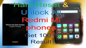 How to Unlock Forgotten Mi  Account and Password, Redmi all new models easy and fast not a fake