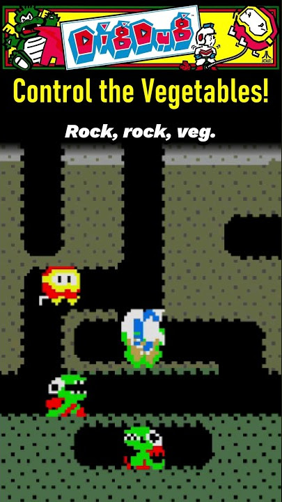 Dig Dug: Control the Bonus Vegetables with ROCKS! 🪨🪨🥕