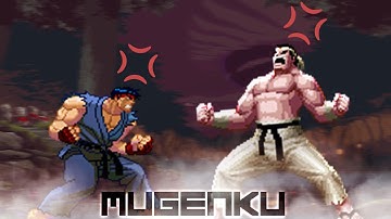 Angry Ryu vs Daemon Goro. Street Fighter MUGEN Multiverse
