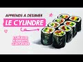 Apprends à dessiner d’après modèle | Tutoriel Dessiner un cylindre