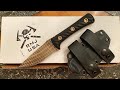 RMJ Tactical Utsidihi Nitro-V Burlap Camo Fixed Blade Knife from Blade Show 2023