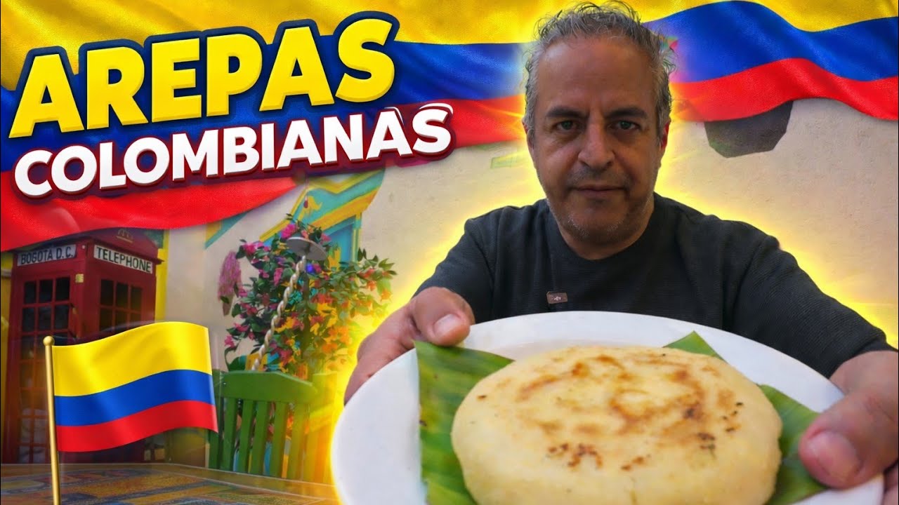 comida colombiana autentica estas AREPAS COLOMBIANAS están riquísimas